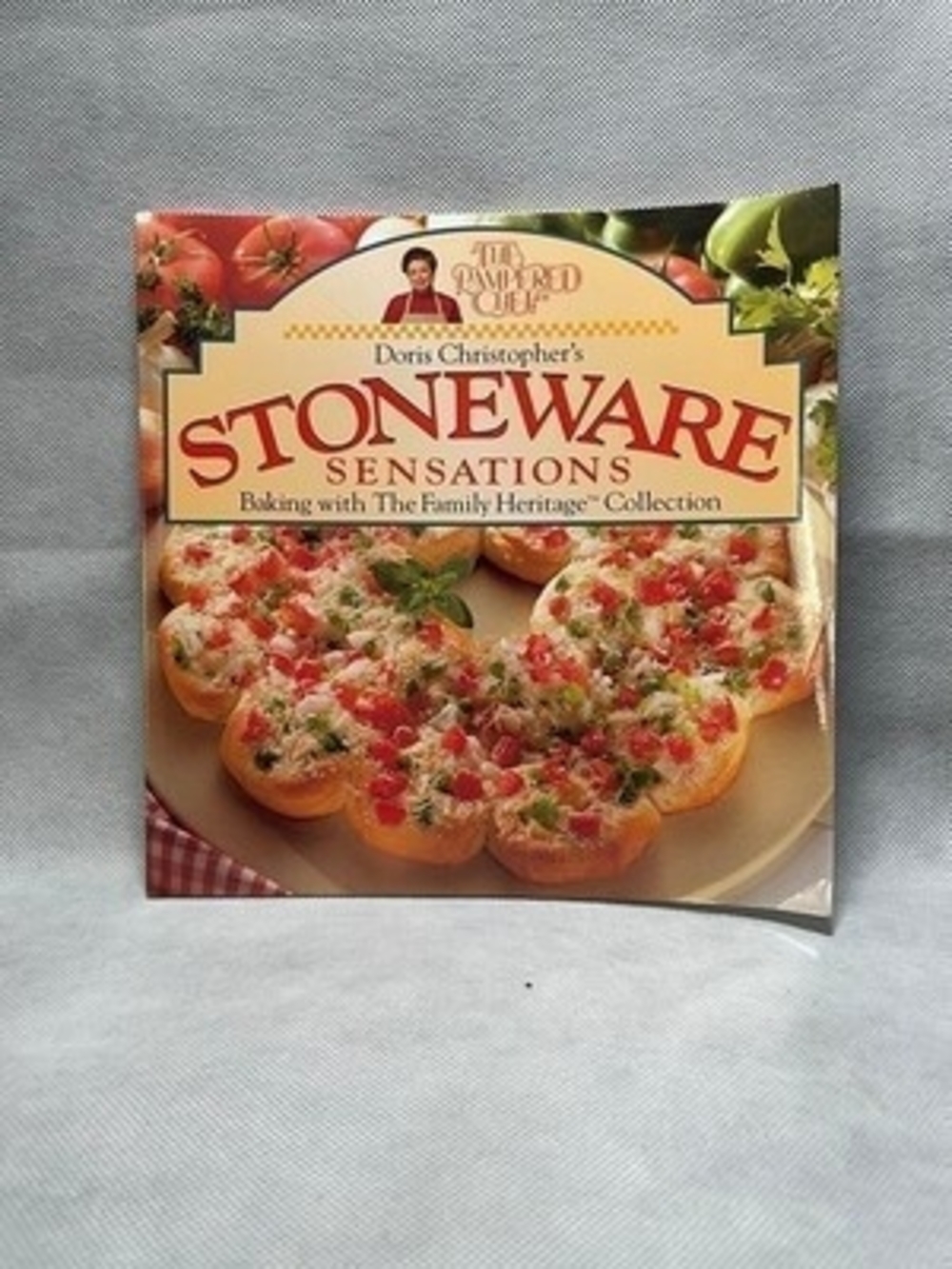 Doris Christopher Stoneware Sensations Cookbook Pampered Chef Recipes 96 Pgs G+